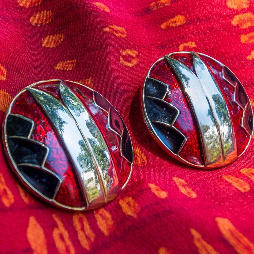 Super funky 1980s Earrings